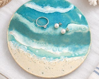 Handmade Beachy Trinket Dish