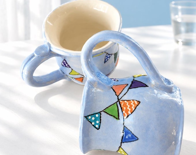Hand built Ceramic Mug(This listing is for 1 mug only)