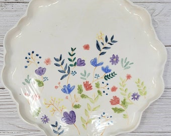 Floral Plate