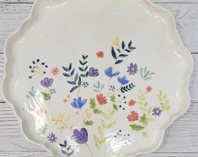 Floral Plate