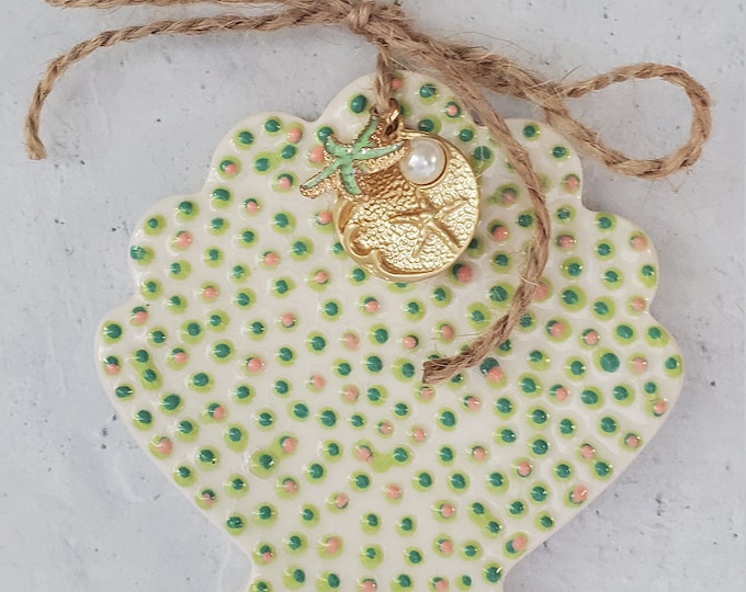 Dotty Seashell Ornament