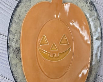 Handmade Pumpkin Serving Set