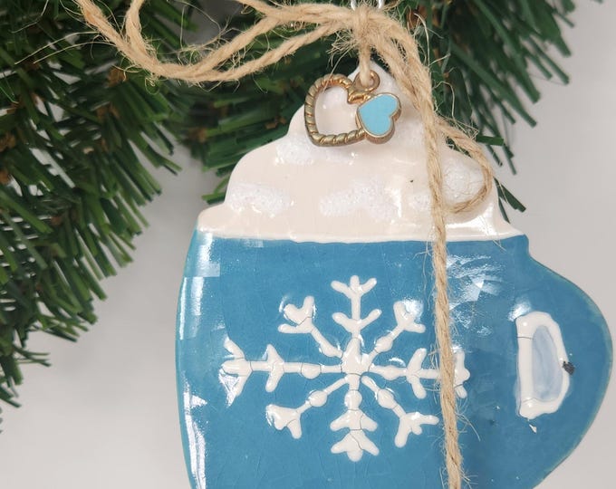 Hot Cocoa Christmas Ornament