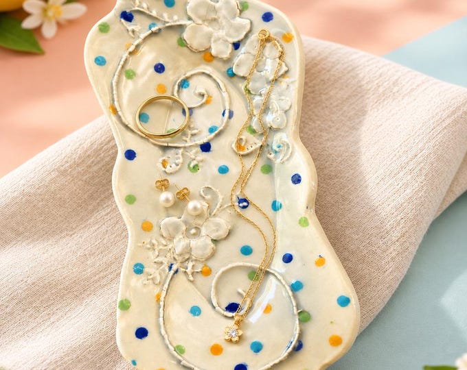 Handmade Ceramic Trinket Dish