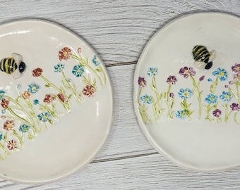 Flower Garden Trinket Dishes(Each dish is sold separately)
