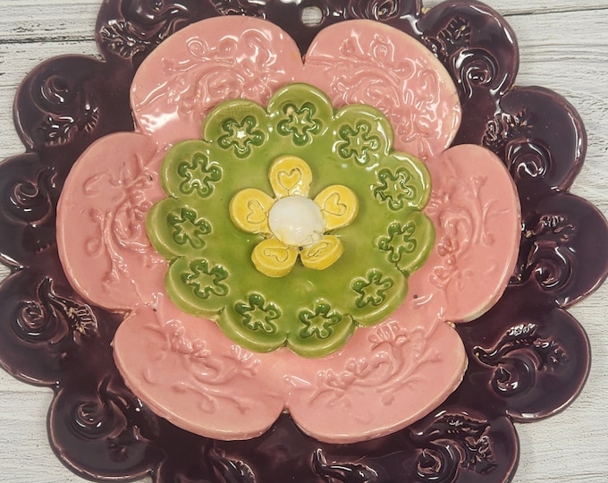 Ceramic Garden Hanging Tile