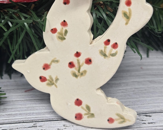 Ceramic Dove Ornament