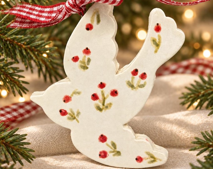 Ceramic Dove Ornament