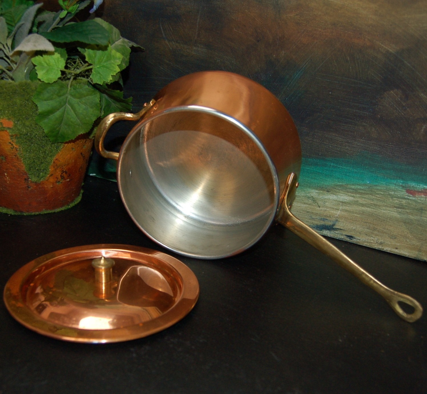 Vintage Copper Double Boiler in 3 Gorgeous Parts | Etsy