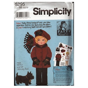 Child's Jacket Sewing Pattern • Simplicity 5295 • Children's Sizes5-6-7-8 • Pants • Hat • Scarf • Loose Fitted • Fleece • Boys And Girls
