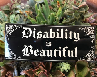 Disability is Beautiful Sticker