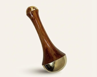 Kansa Face Massage Wand for Lymphatic Drainage | Facial Tool for Glowing Skin & Depuffing