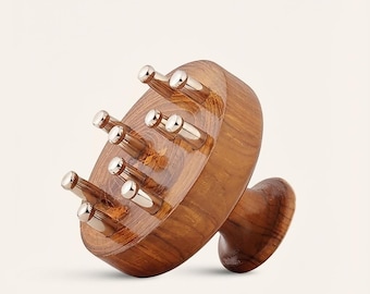 Kansa Head Massager | Ayurvedic Scalp Massage Tool for Stress Relief, Circulation and Holistic Wellness