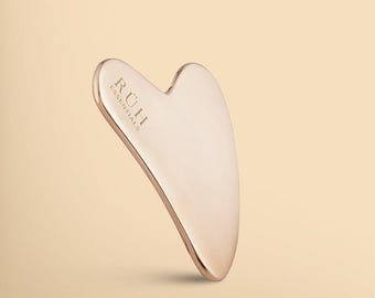 Kansa Gua Sha Face Massager for Lifting & Sculpting | Ayurvedic  Facial Tool for Lymphatic Drainage