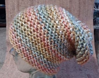 Citrus Zest Slouchy Oversized Beanie Cap