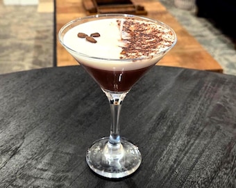 Espresso Martini Candle Coffee Cocktail Candle Realistic Scented Gift For Coffee Lovers Bar Decor Boozy Candle