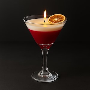 Cosmopolitan Candle Unique Cocktail Scented Candle For Girls Night Fun Gift For Her Bar Cart Decor Birthday Or Bachelorette Surprise