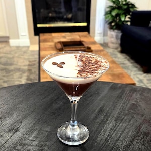 Espresso Martini Candle Realistic Coffee Cocktail Candle Boozy Gift For Coffee Lover Bar Cart Decor Scented Candle For Gifting