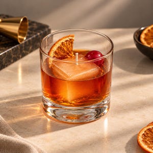 Old Fashioned Candle, Hyper Realistic Cocktail Candle, Handmade Candle, Decorative Candle, Funky Candle, Signature Drink