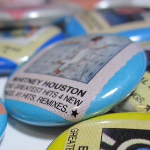 Music Mayhem #8: Ween - ZZ Top • Pinback or Magnet Buttons • Upcycled Music Collection