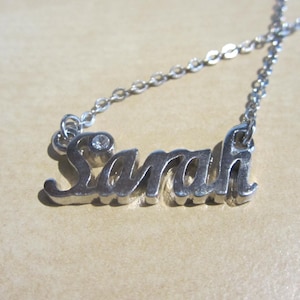 Sarah • Silver Necklace • Vintage Name Collection - LAST ONE!