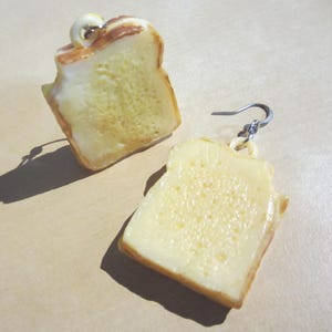 Grilled Cheese Sandwich Earrings • Upcycled Culinary Collection