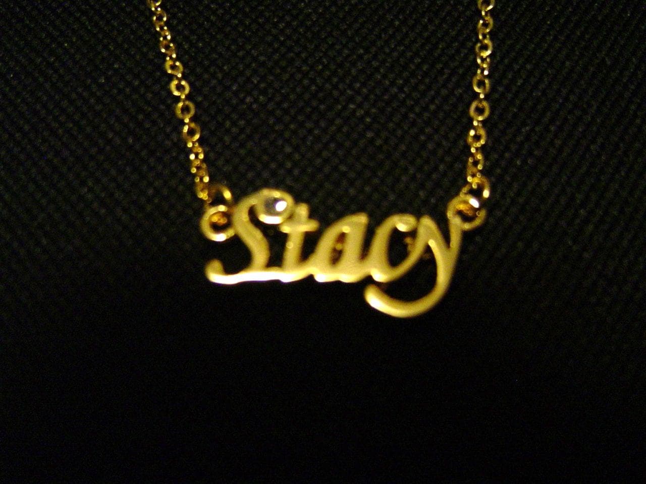 Stacy * Gold Necklace * Vintage Name Collection