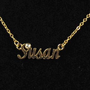 Susan • Silver Necklace • Vintage Name Collection
