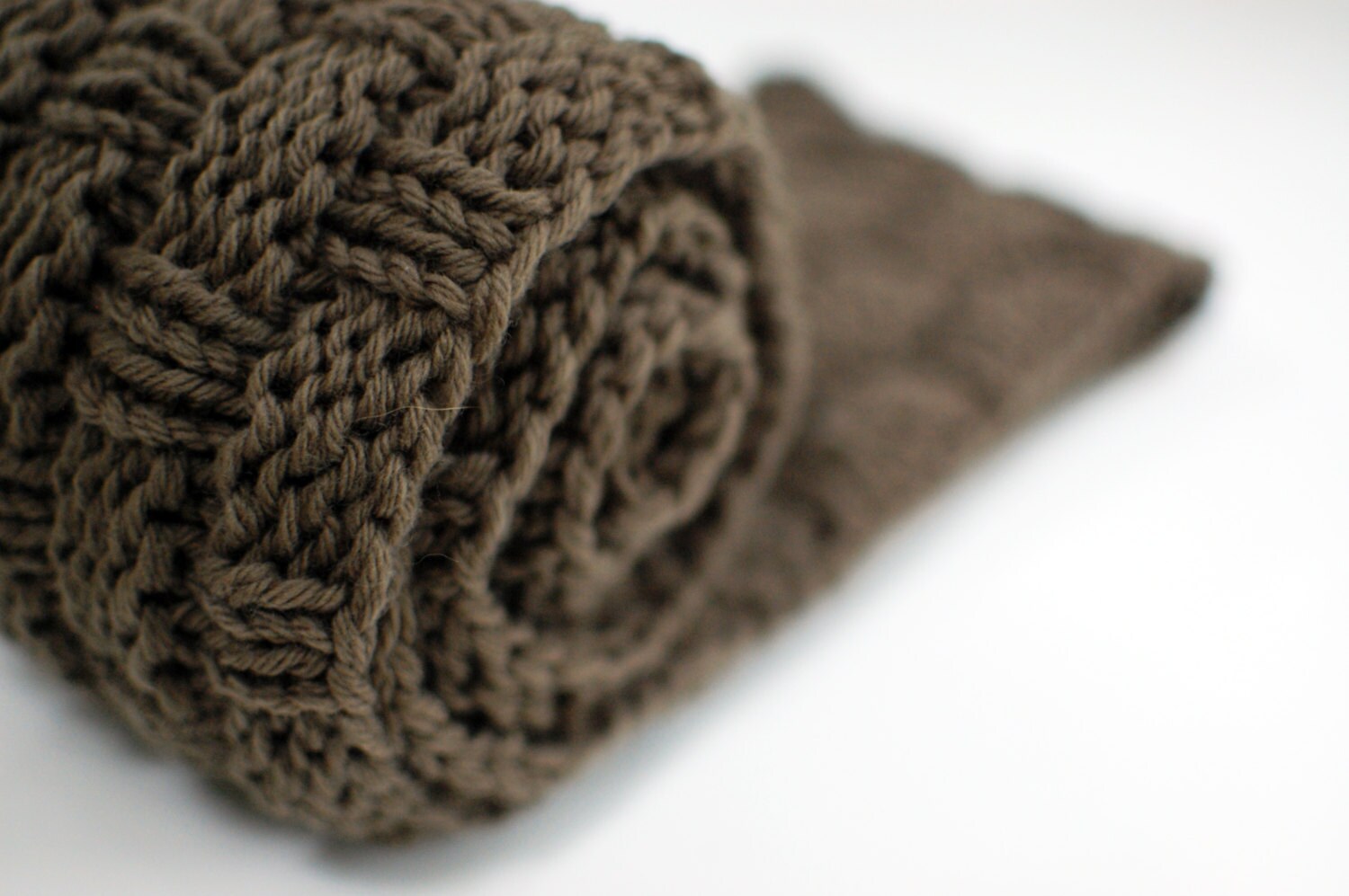Basket Weave Infinity Scarf Knitting Pattern Chunky Cowl PDF Etsy