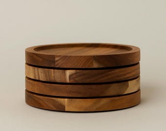 Podkładki z drewna Circle