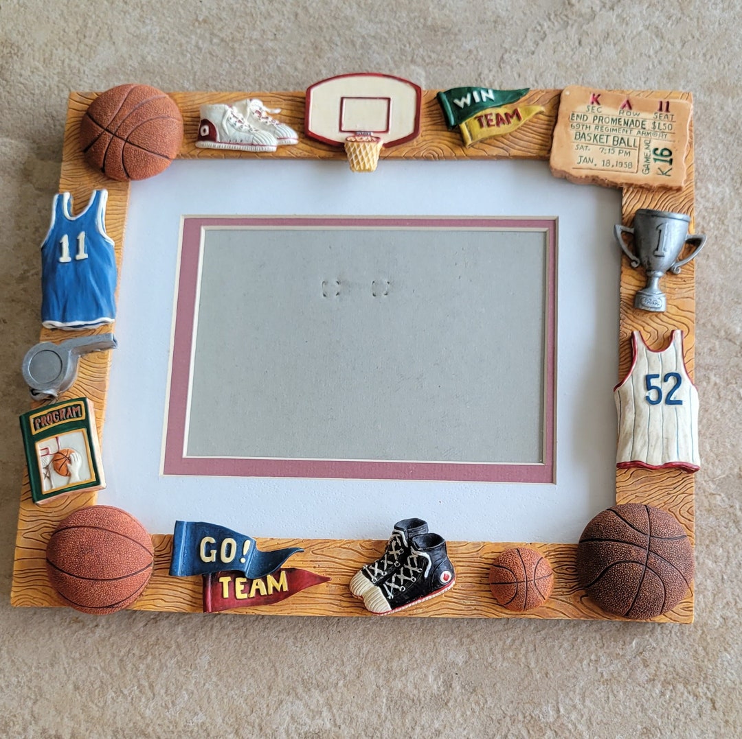 Vintage Sports Picture Frame Basketball Sports Shadow Box 3 D Etsy