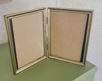 Vintage Metal Picture Frame Textured Ice Design Gold Tone 8 X 10 - Etsy
