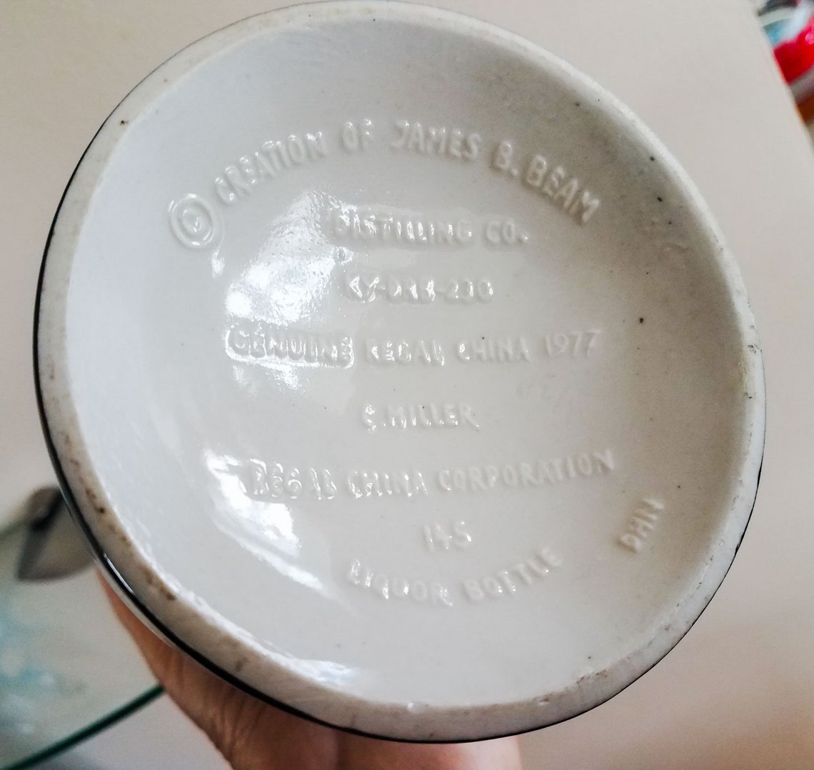 Vintage AC Delco Spark Plug Jim Beam Bottle Decanter Figural Etsy