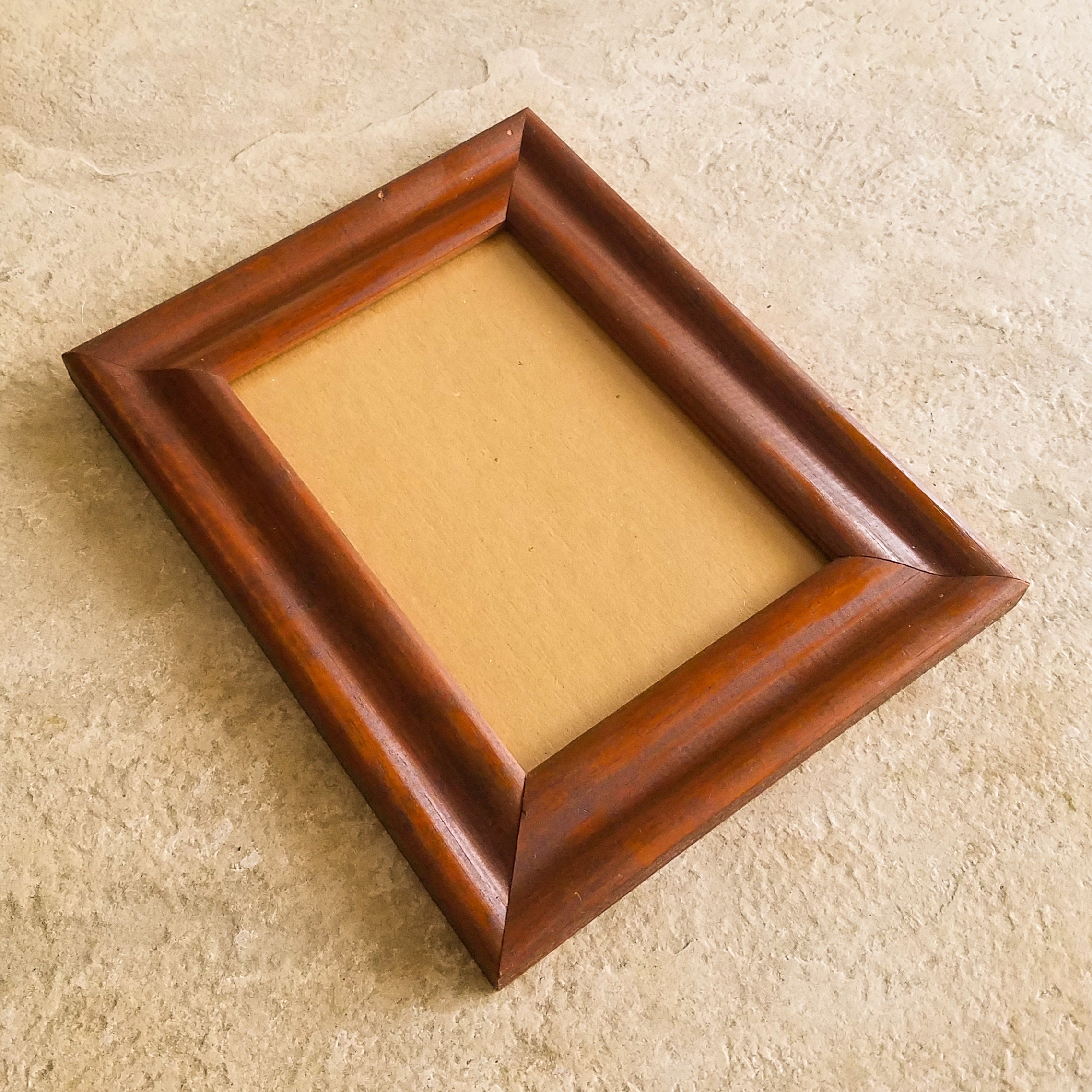 Vintage Wood Picture Frame Oak Wooden Photo Frame 4 x 6 Etsy
