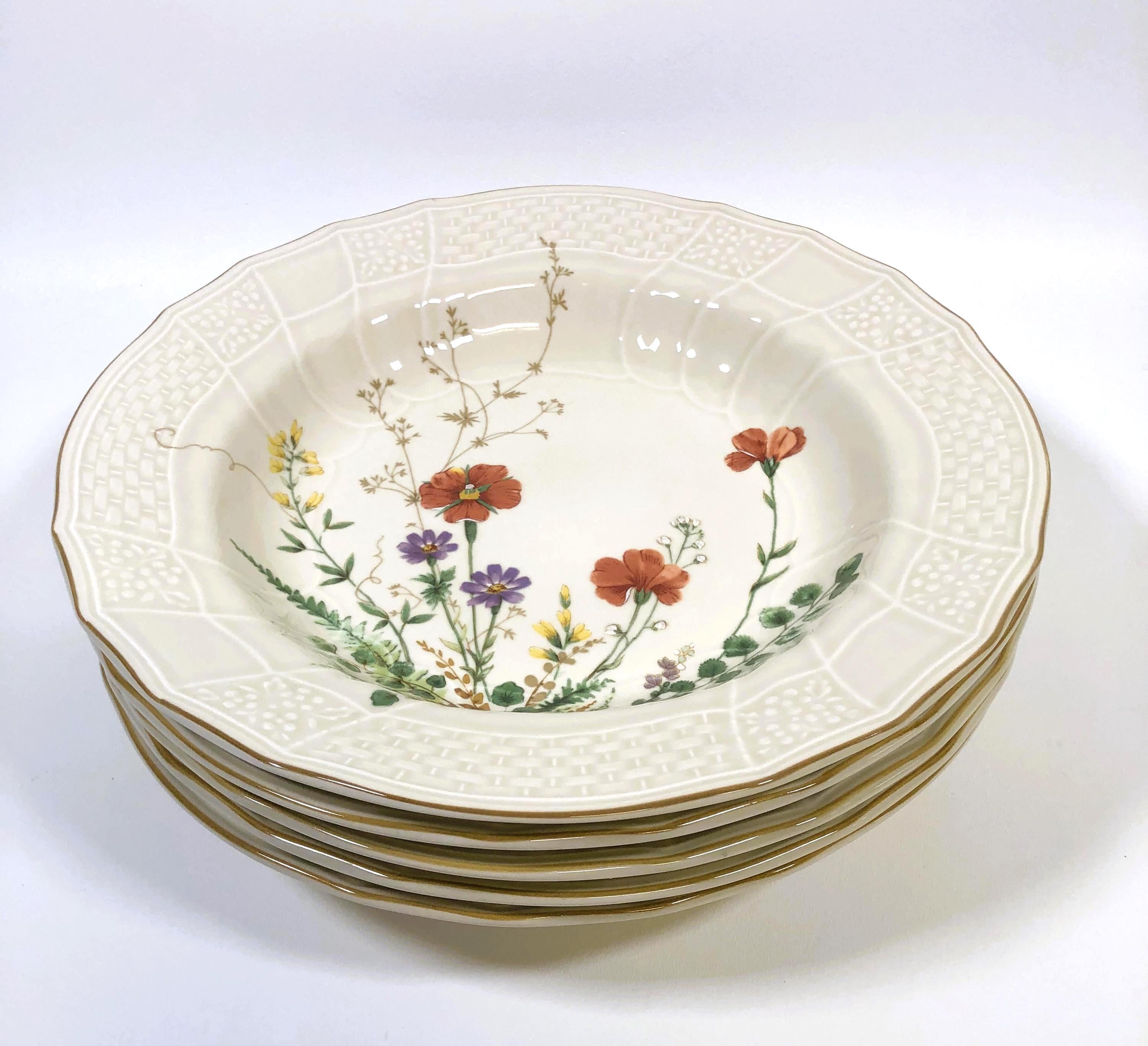 ミカサ Fine Ivory LAC79PROSE ディナープレート×9 Mikasa Fine Ivory