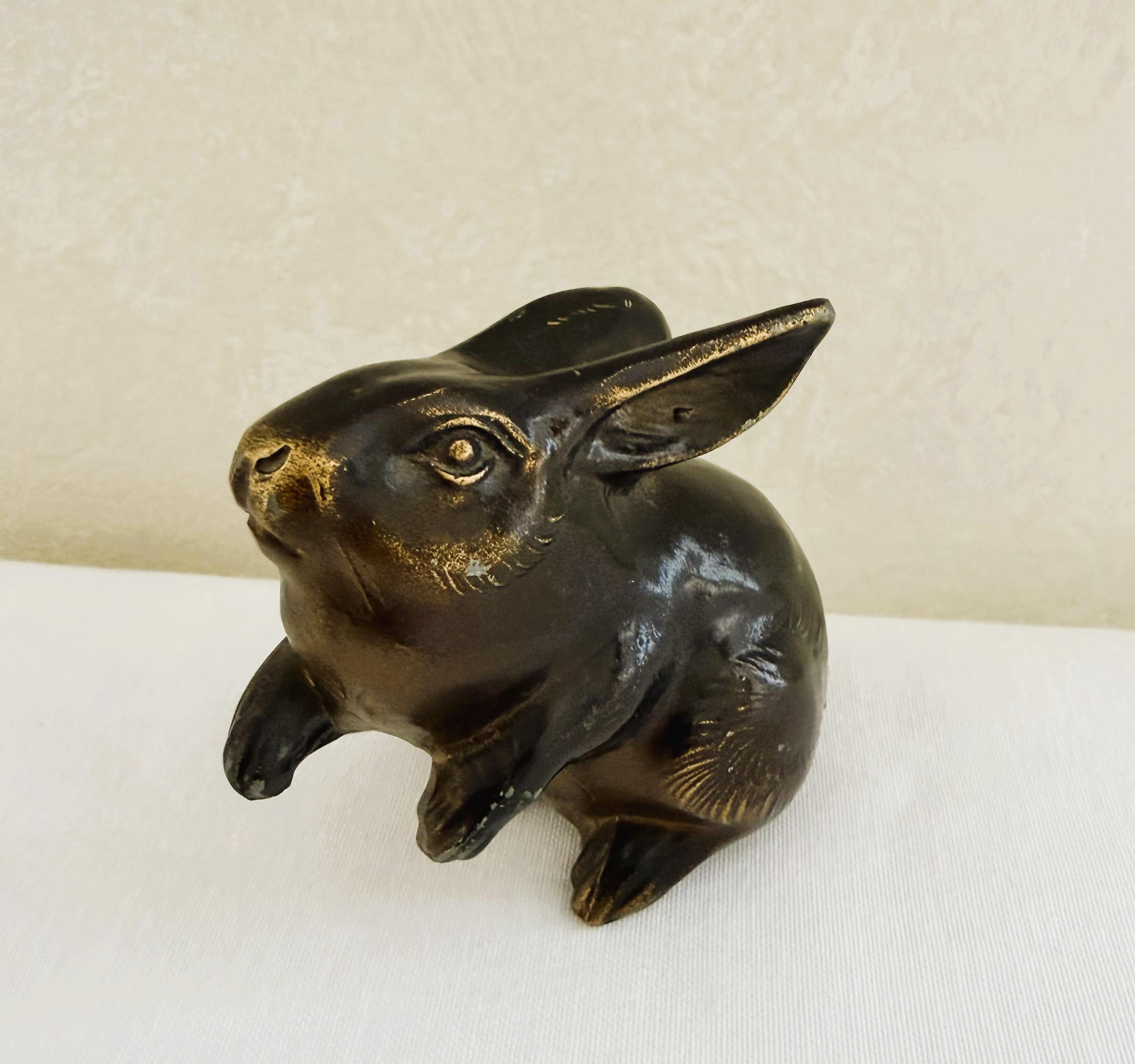 Vintage Japanese Metal Animal Statues - Etsy