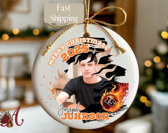 Custom Basketball Ornament Personalized Basketball Christmas Ornament for Basketball Player Gifts for Basketball Team