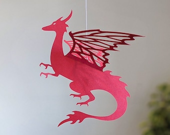 Dragon SVG, Dragon Party Decoration, DIY Dragon Craft, ORYX