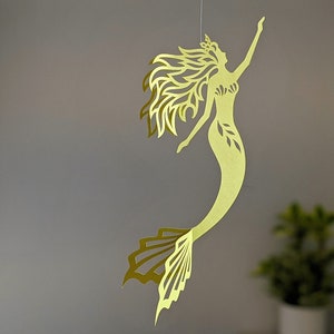 Mermaid SVG, Mermaid Birthday Decoration, KEEVA 画像 1