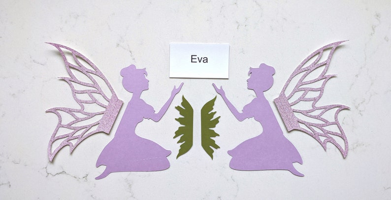 Fairy SVG, Fairy Party Decoration, Place Card Fairy image 3