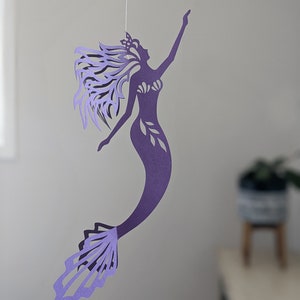 Mermaid SVG, Mermaid Birthday Decoration, KEEVA 画像 3