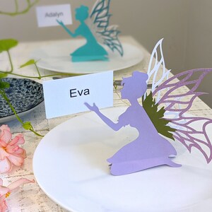 Fairy SVG, Fairy Party Decoration, Place Card Fairy image 2
