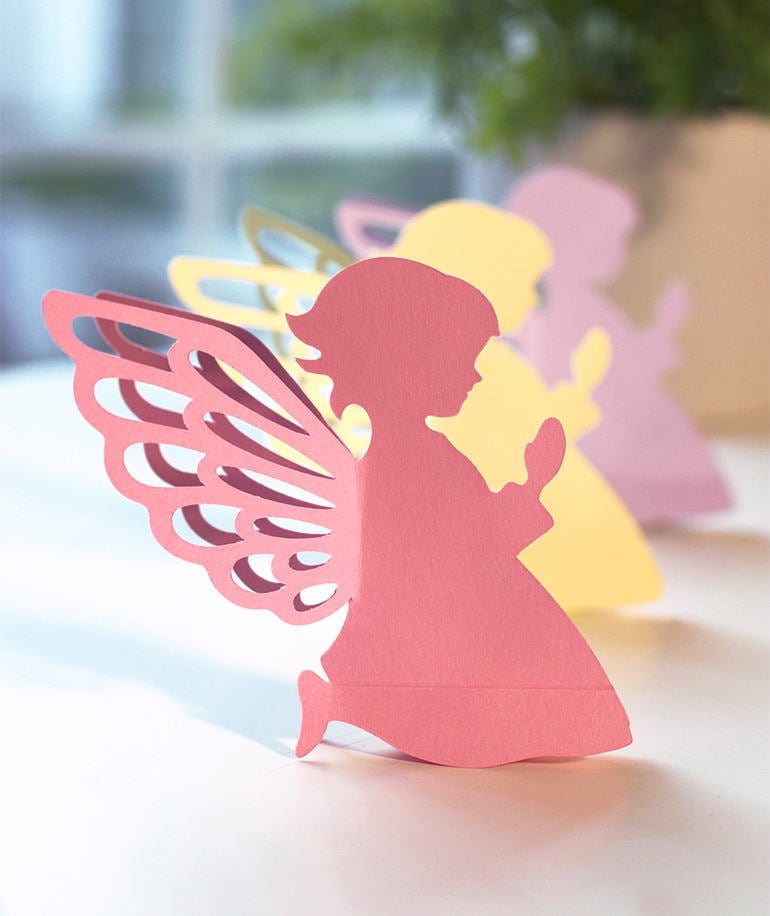 Baby Angels SVG: DIY Christmas Decoration, Two Angel Designs (Digital Download)