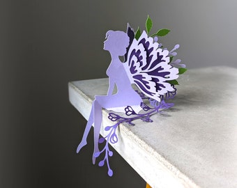 Fairy SVG, Table Top Flower Fairy - PEONY, Fairy Party Decoration