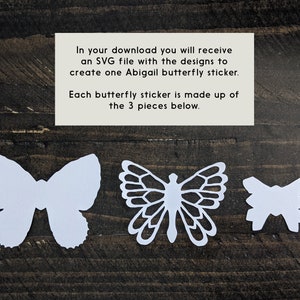 Leaves and Butterfly SVG, Mixed Leaves with Butterfly Sticker, Paper Wreath Making image 4