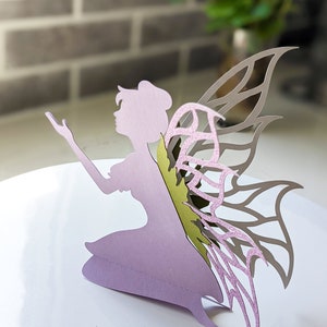 Fairy SVG, Fairy Party Decoration, Place Card Fairy image 5