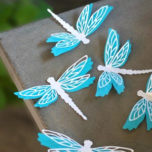 Libelle SVG, Libelle Wandaufkleber, 3D Libelle SVG