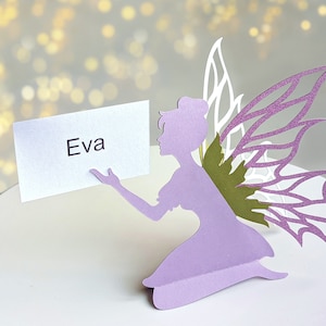 Fairy SVG, Fairy Party Decoration, Place Card Fairy image 1