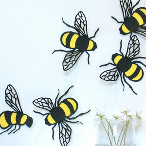 Bee SVG, 3D Bee SVG, Klaslokaaldecoratie