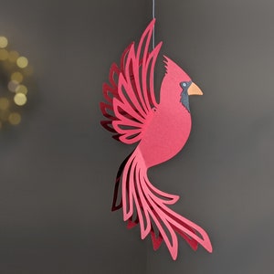 Cardinal SVG, Cardinal Ornament, Christmas Ornament